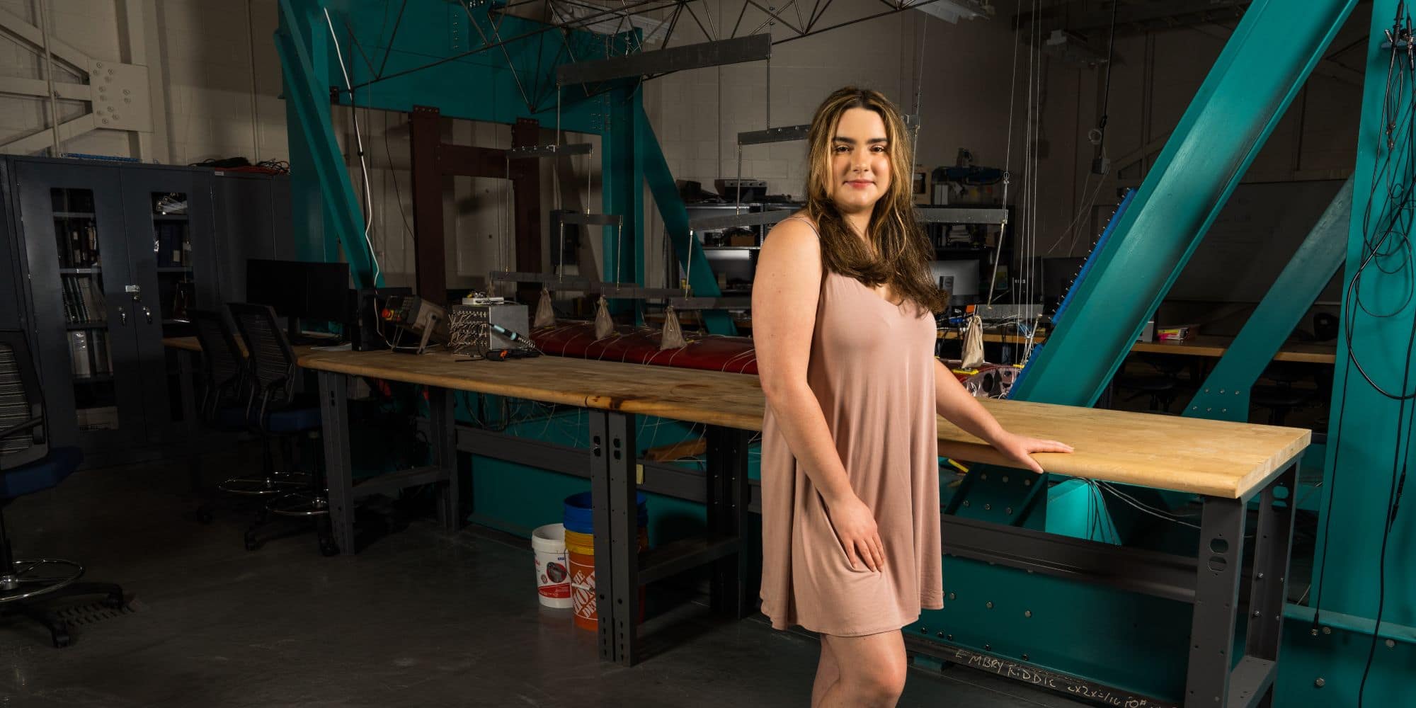 Boeing Scholar and Aerospace Engineering major Lainey Davis ('26) was drawn to Embry-Riddle's curriculum and accreditations. (Photo: Embry-Riddle / Bill Fredette-Huffman)