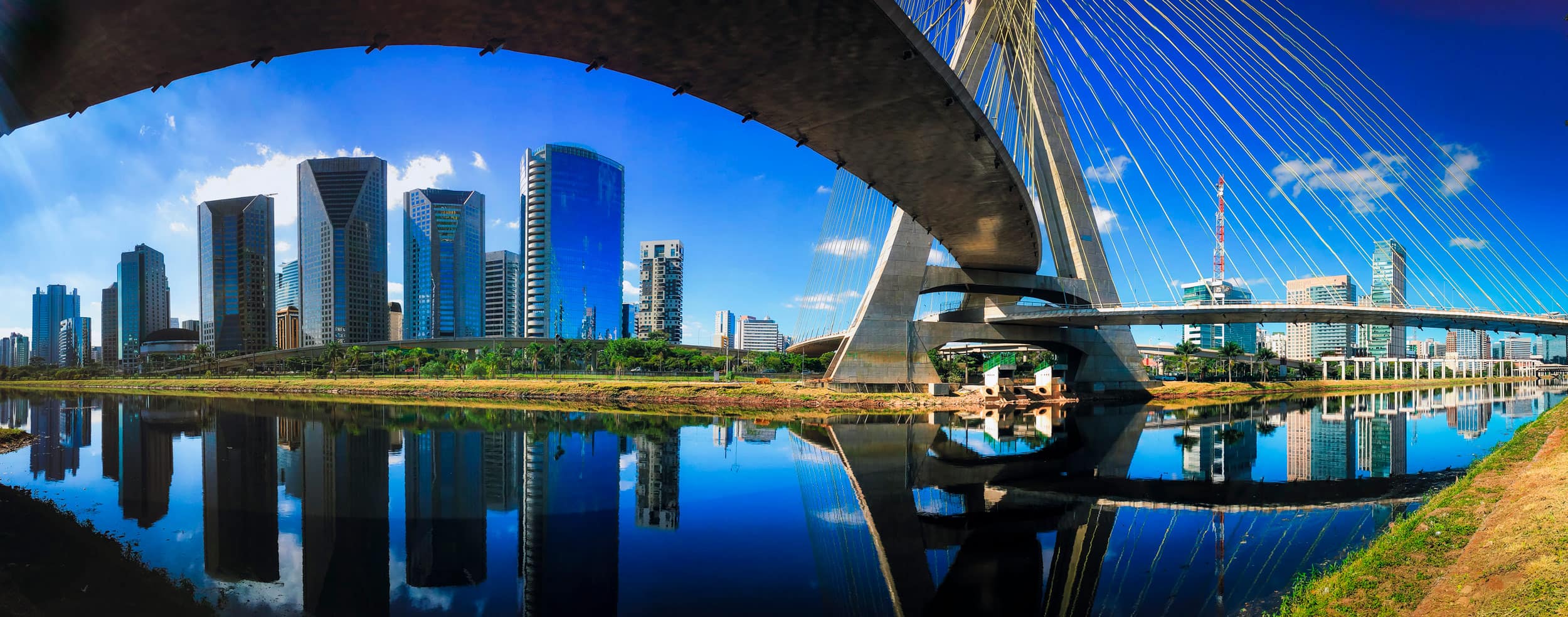 the skyline of sao paulo, brazil