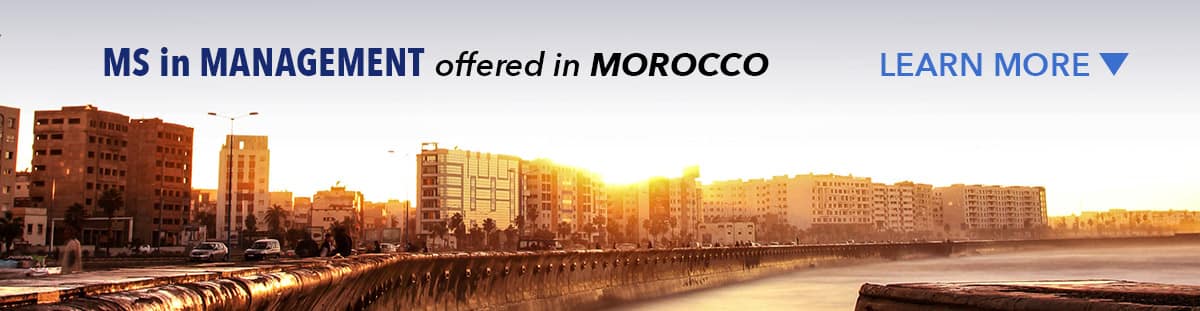 Morocco with text