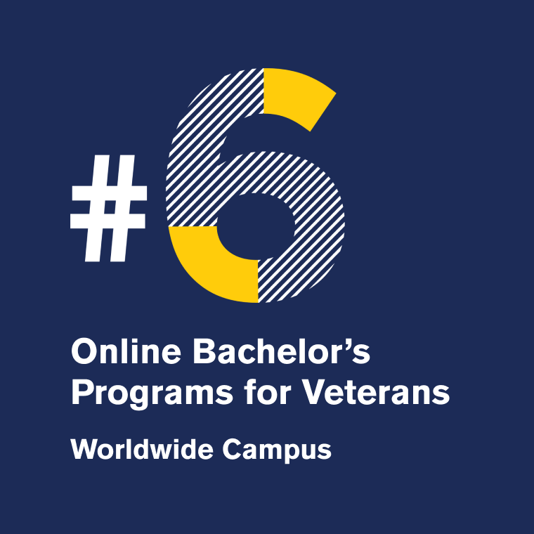 Number 6 Online Bachelor’s Programs for Veterans (Worldwide Campus)