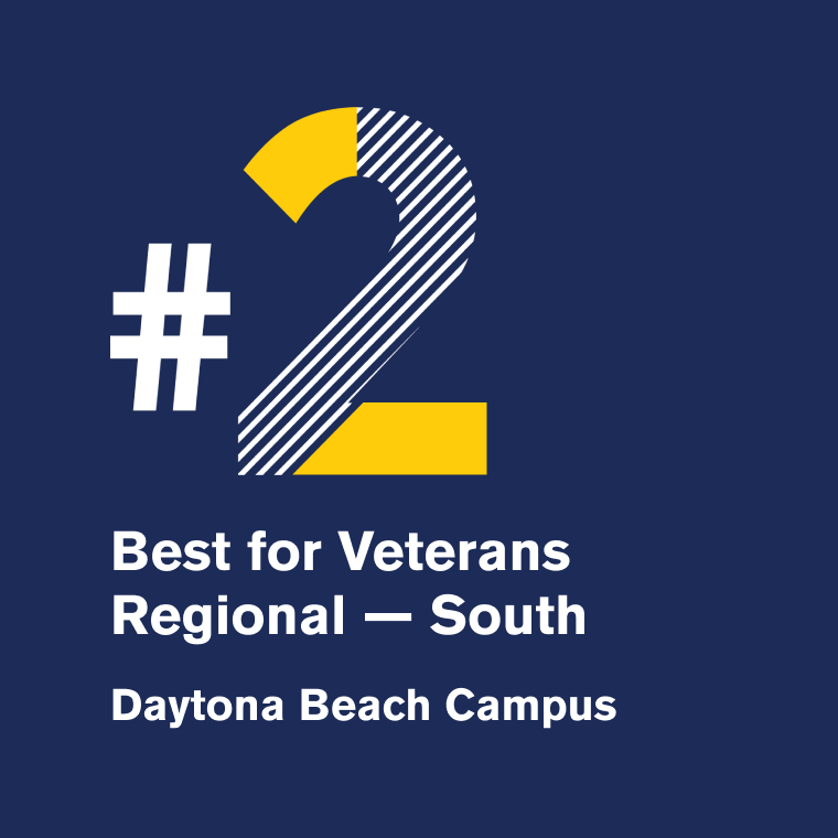 Number 2 Best for Veterans Regional — South (Daytona Beach Campus)