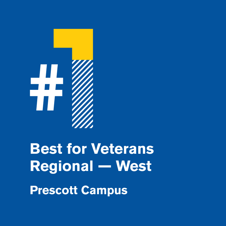 Number 1 Best for Veterans Regional — West (Prescott Campus)