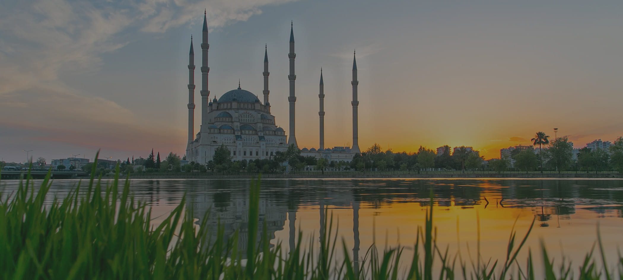 Turkish palace on coast.
