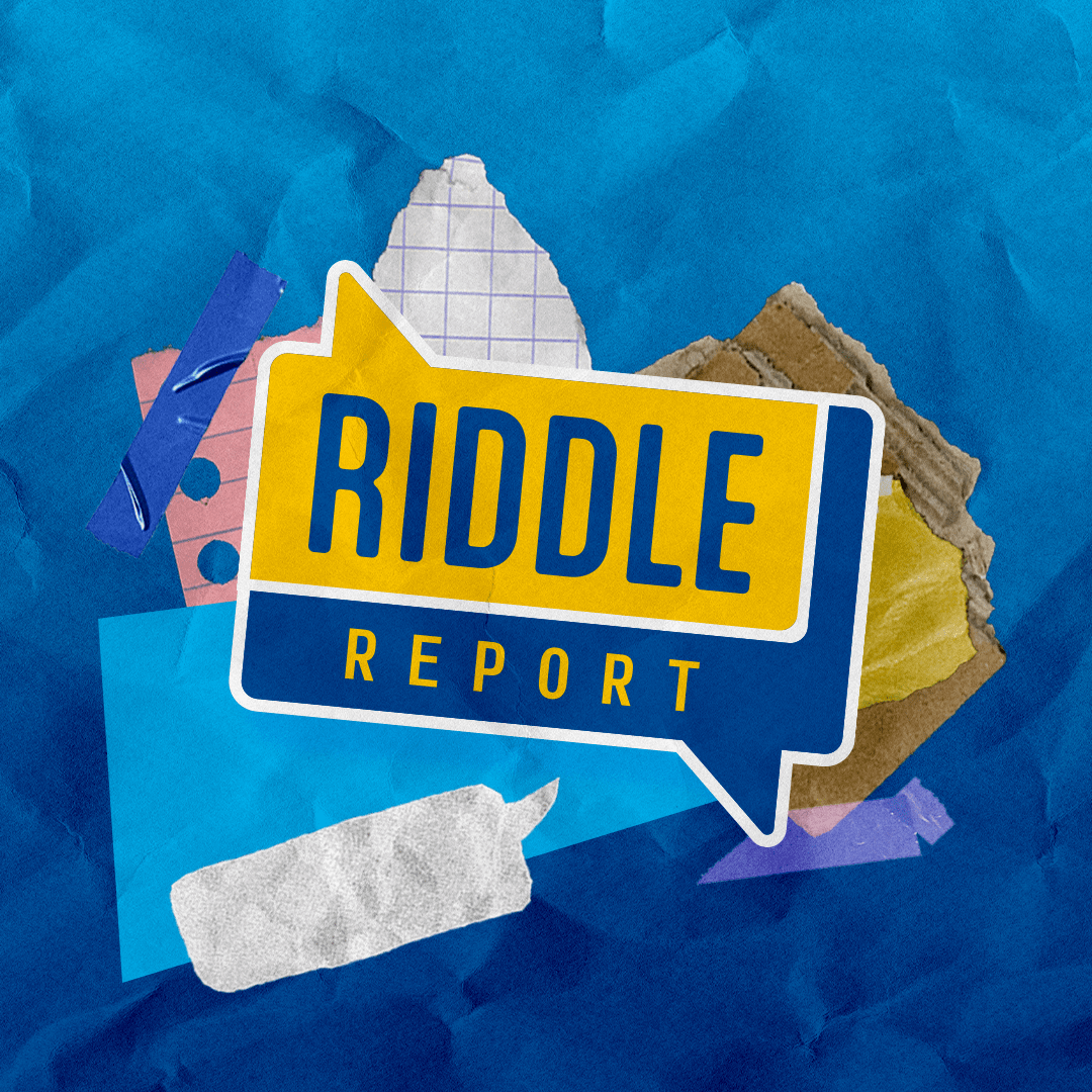 The Riddle Report logo.