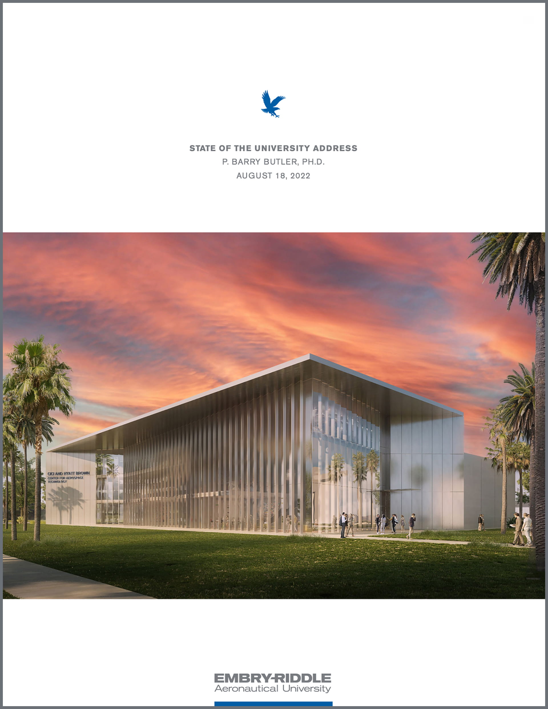 2022 State of the University program cover