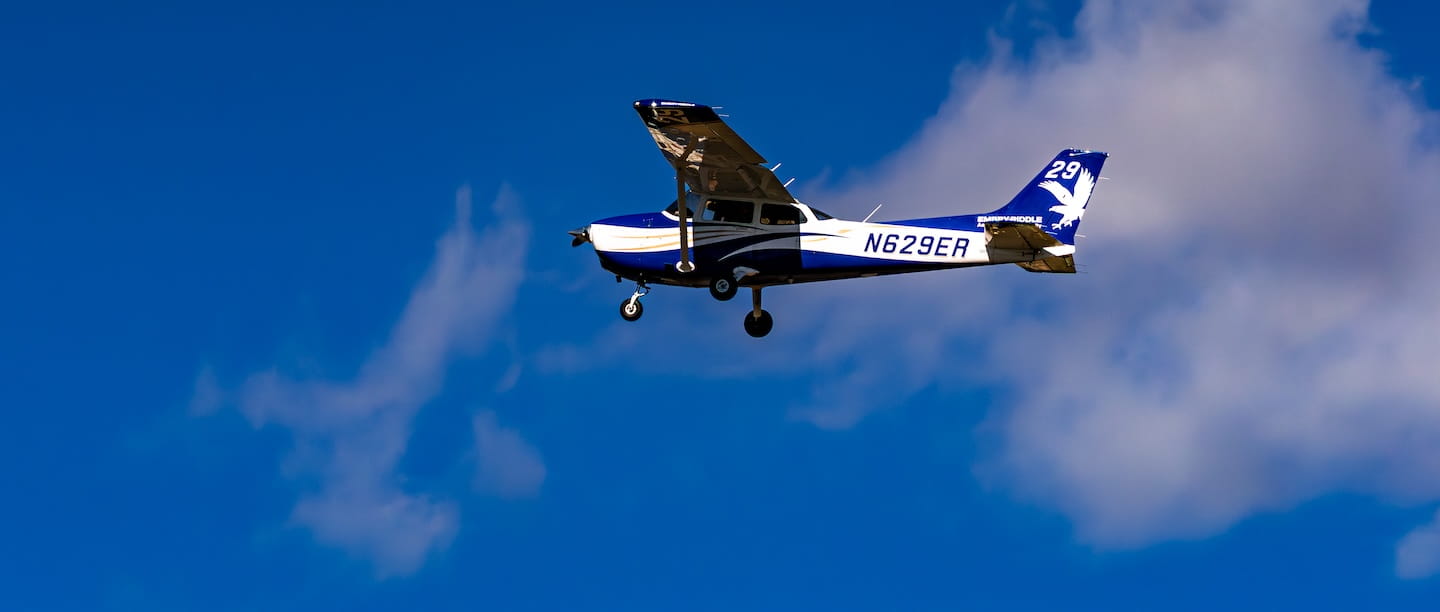 plane in flight