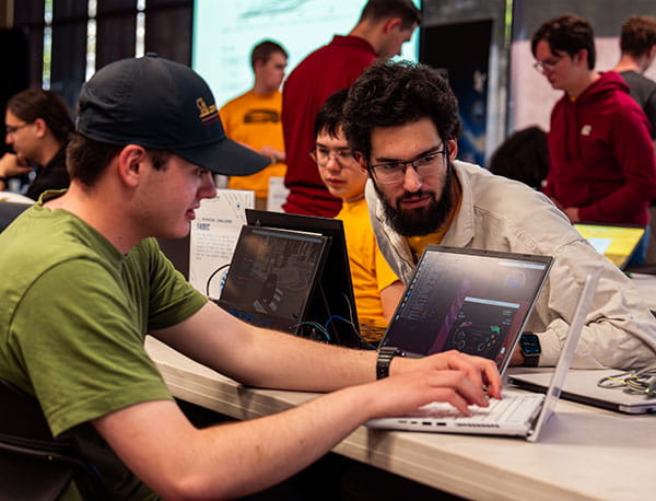 Students take part in the Aerospace Cybersecurity Workshop
