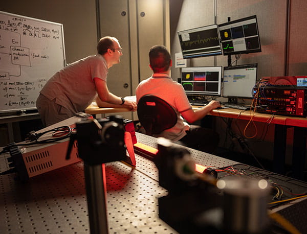 Students working in CSIL Lab