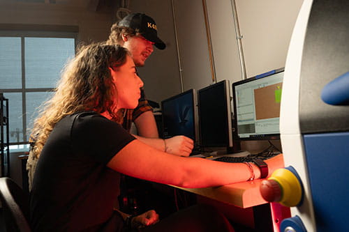 Students working in CSIL Lab