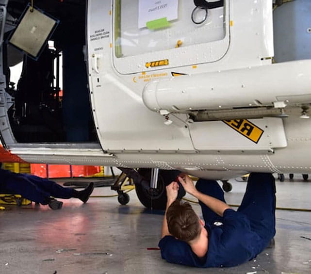 Coast Guard technician