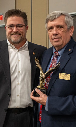 Employees are recognized at the Employee Service Awards