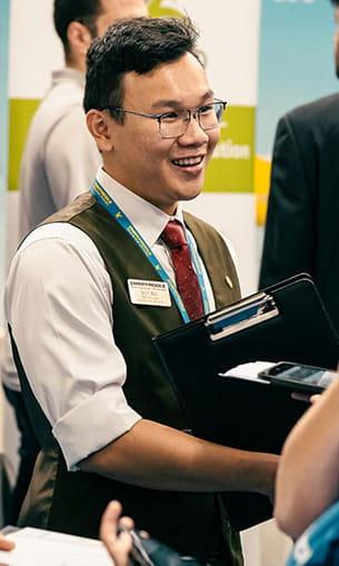 Attendees at Career Fair