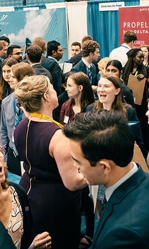 Attendees at Career Fair