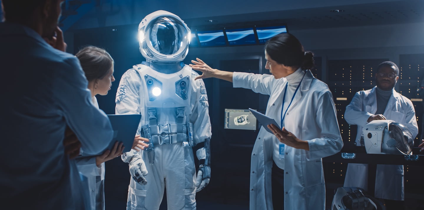 Space suit.