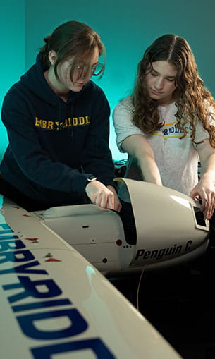 Students working in the CSIL Lab
