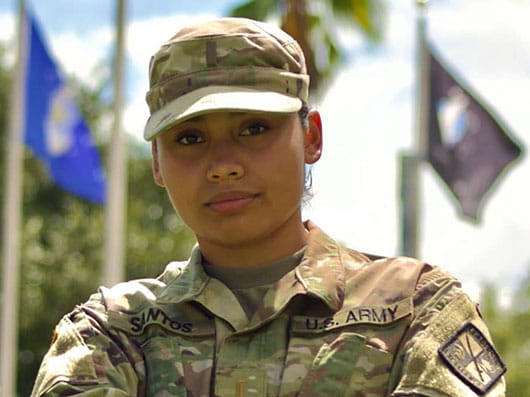 Woman in Army uniform
