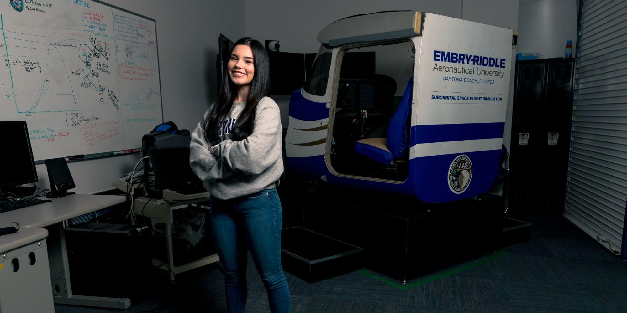 Aeronautics Sophomore Alanah Pluchos