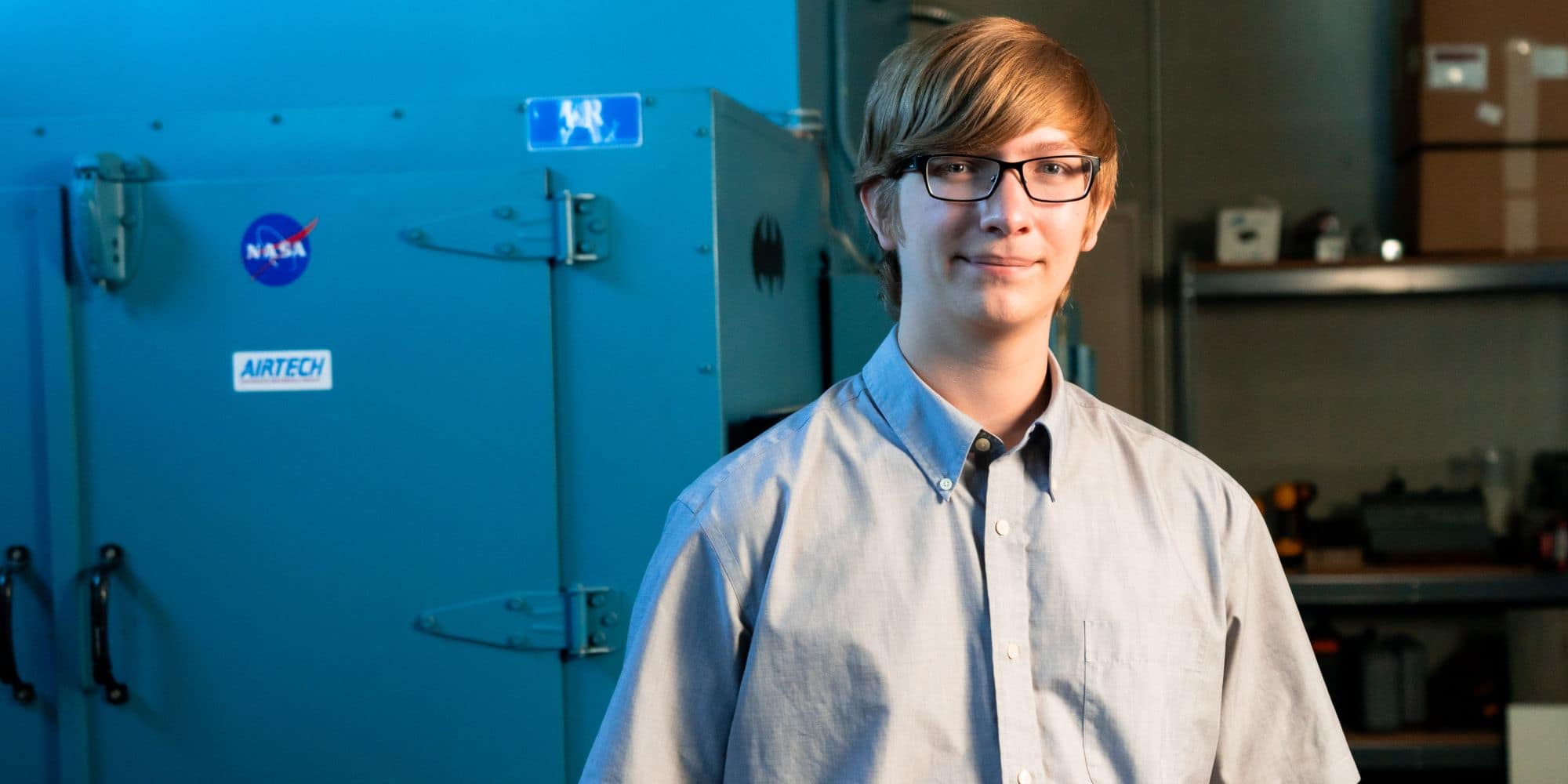 Aerospace Engineering major and Boeing Scholar Brennan Acevedo