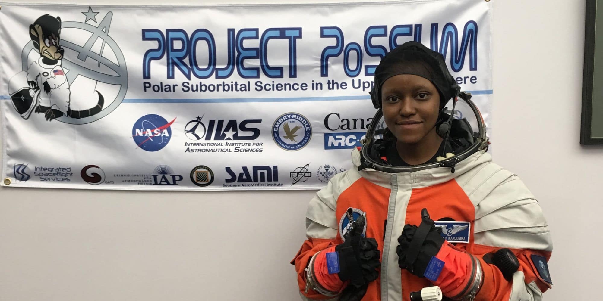 Aerospace Engineering student Wanjiku Chebet Kanjumba ('20, '21) 