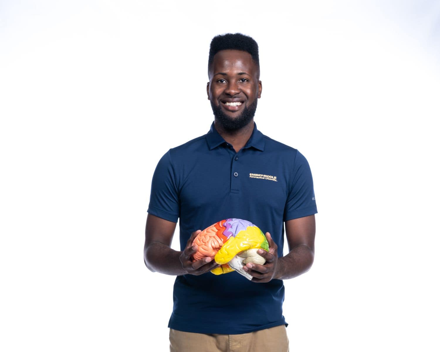 Embry‑Riddle alumnus Malik Moville ('21) earned his B.S. in Mechanical Engineering and is now an engineer at Space Tango. (Photo: Embry‑Riddle)