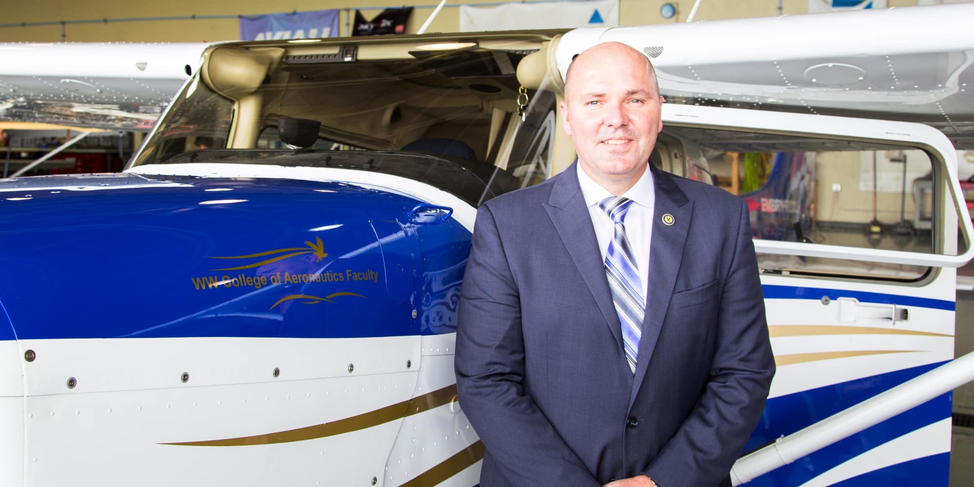 Dr. Ken Witcher served 20 years in the U.S. Air Force before becoming Dean and associate professor for Embry‑Riddle Worldwide's College of Aviation. (Photo: Dr. Ken Witcher)