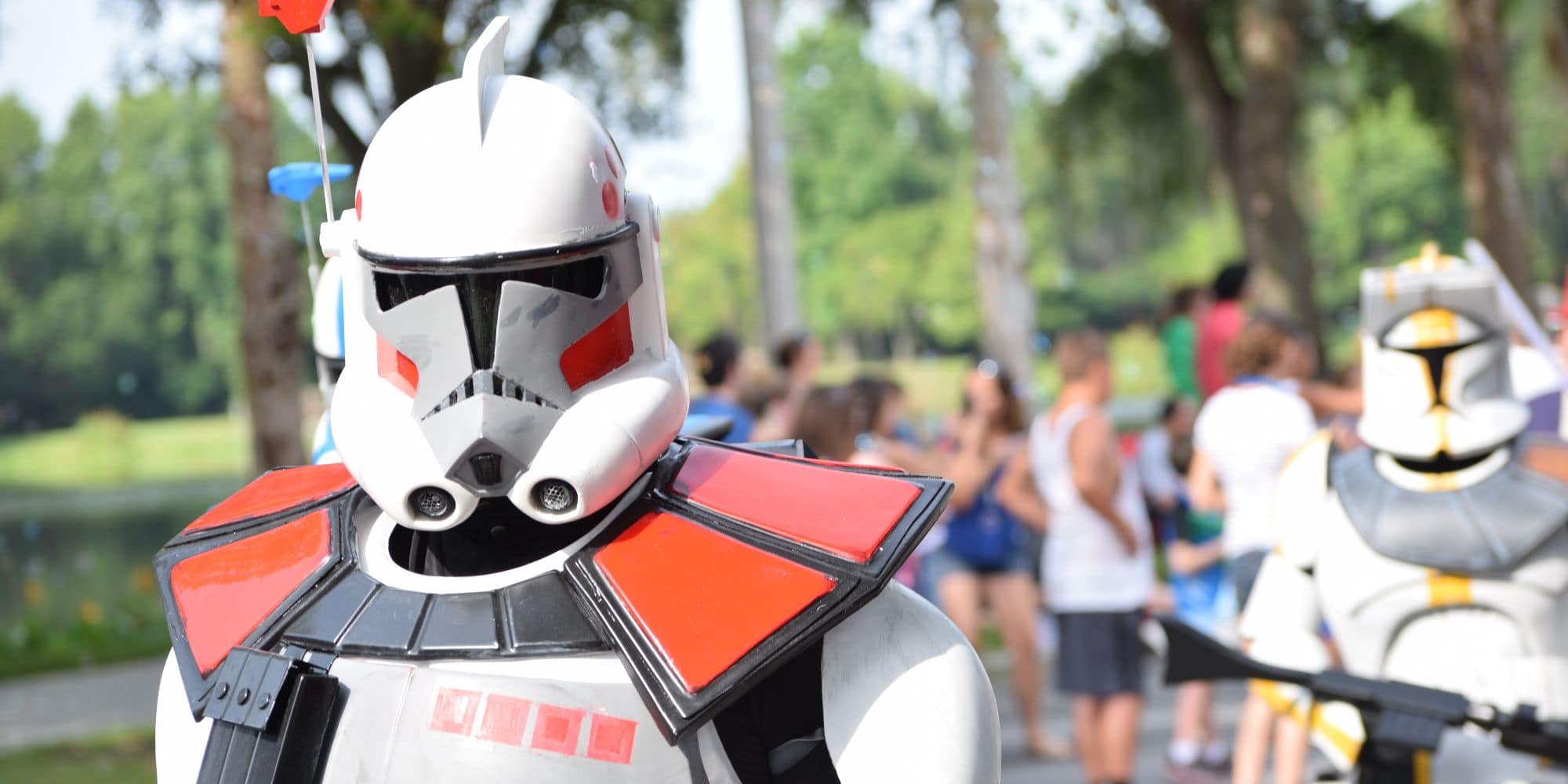 Steven Warmath, shown here in costume, is an active member of the 501st Legion, a volunteer organization known for making character appearances around the globe. (Photo: Maddie Sundberg)