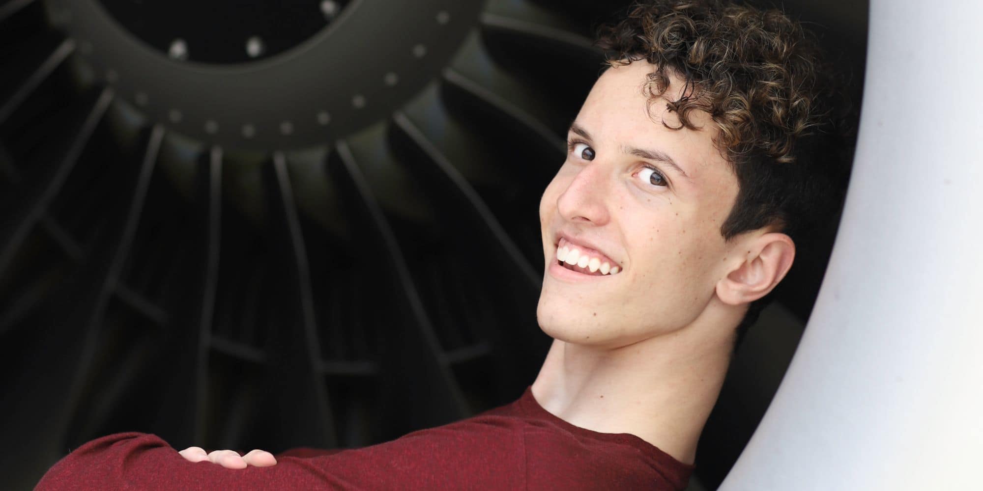 B.S. in Aeronautical Science major Peter Cuthbert ('25) has already received his private pilot rating in his first semester through Embry‑Riddle's PILOT program. (Photo: Peter Cuthbert)