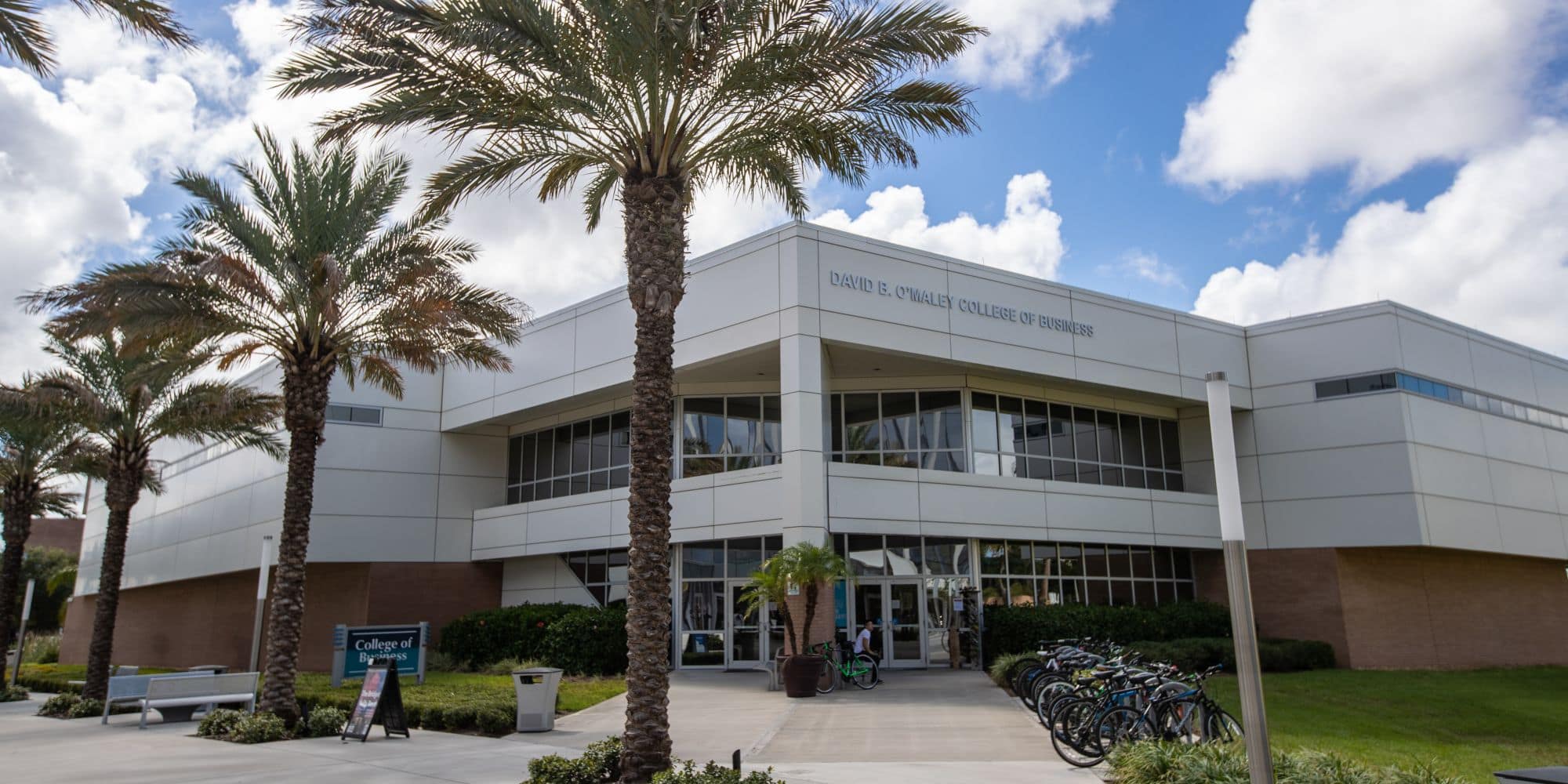 The David B O'Maley College of Business, at Embry‑Riddle Aeronautical University's Daytona Beach Campus. (Photo: Embry‑Riddle / David Massey)
