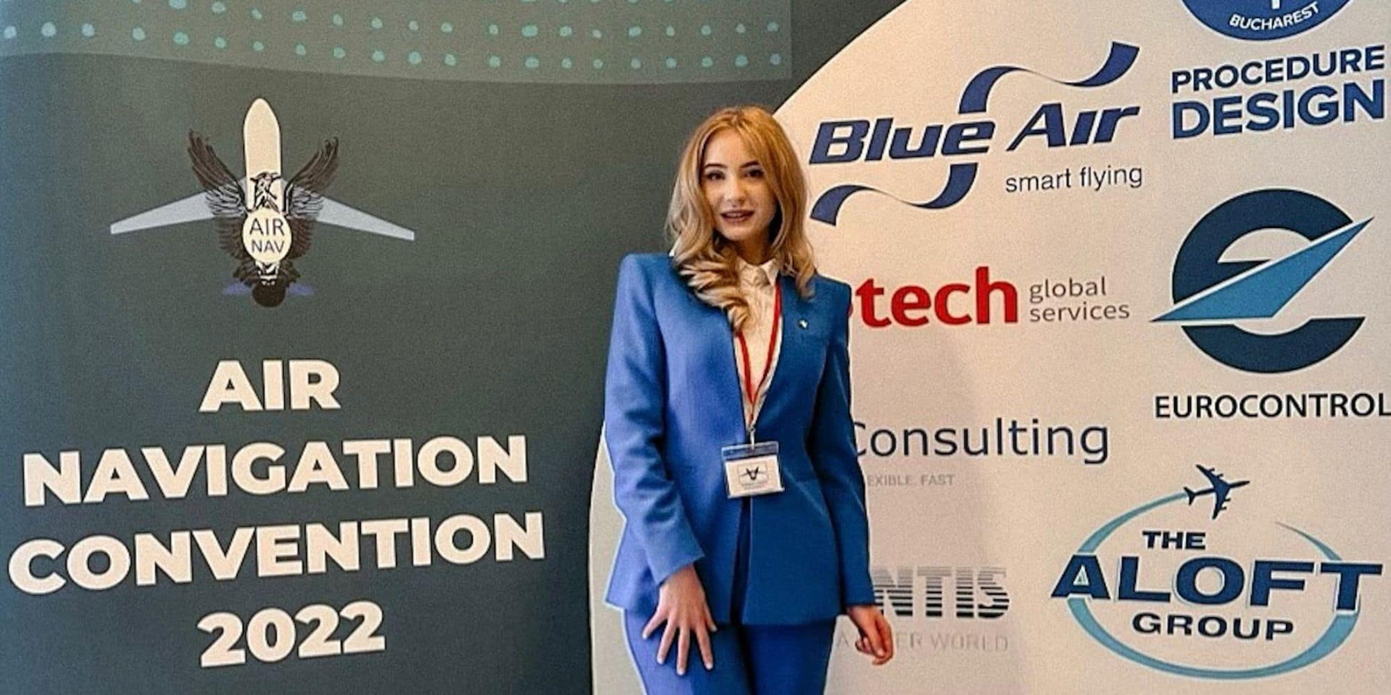 Anastasia-Andreaa Panaitescu ('24) is a Romanian native earning her M.S. in Aeronautics online through Embry‑Riddle's Worldwide Campus. (Photo: Anastasia-Andreaa Panaitescu)