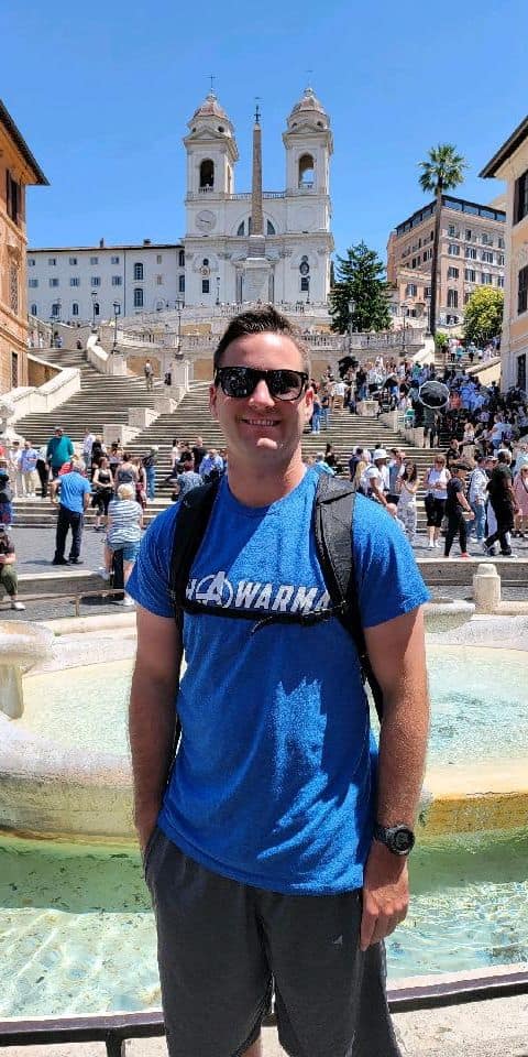 Tanner Whitney, shown here at the Spanish Steps during a visit to Rome, is excited about launching his future at Embry‑Riddle. (Photo: Tanner Whitney) Tanner Whitney, shown here at the Spanish Steps during a visit to Rome, is excited about launching his future at Embry‑Riddle. (Photo: Tanner Whitney)