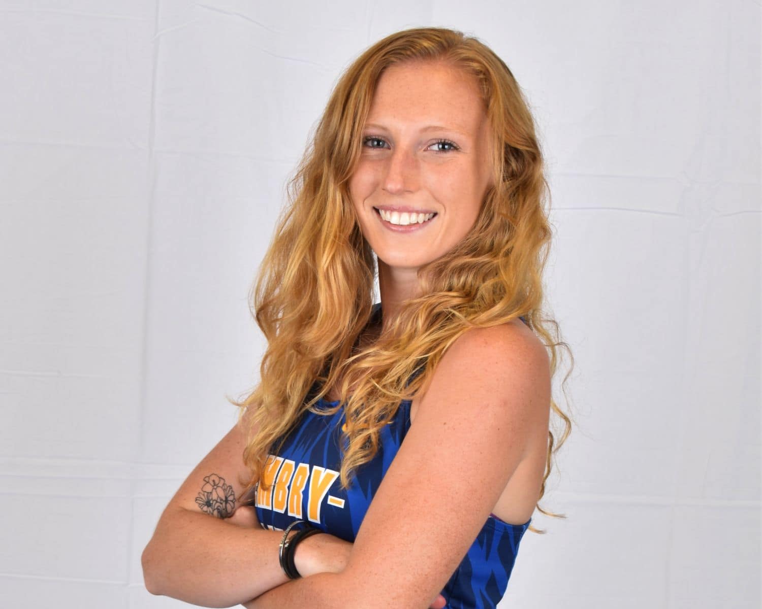 Abigail Valley posing for Cross Country and Track & Field. (Photo: Embry‑Riddle)