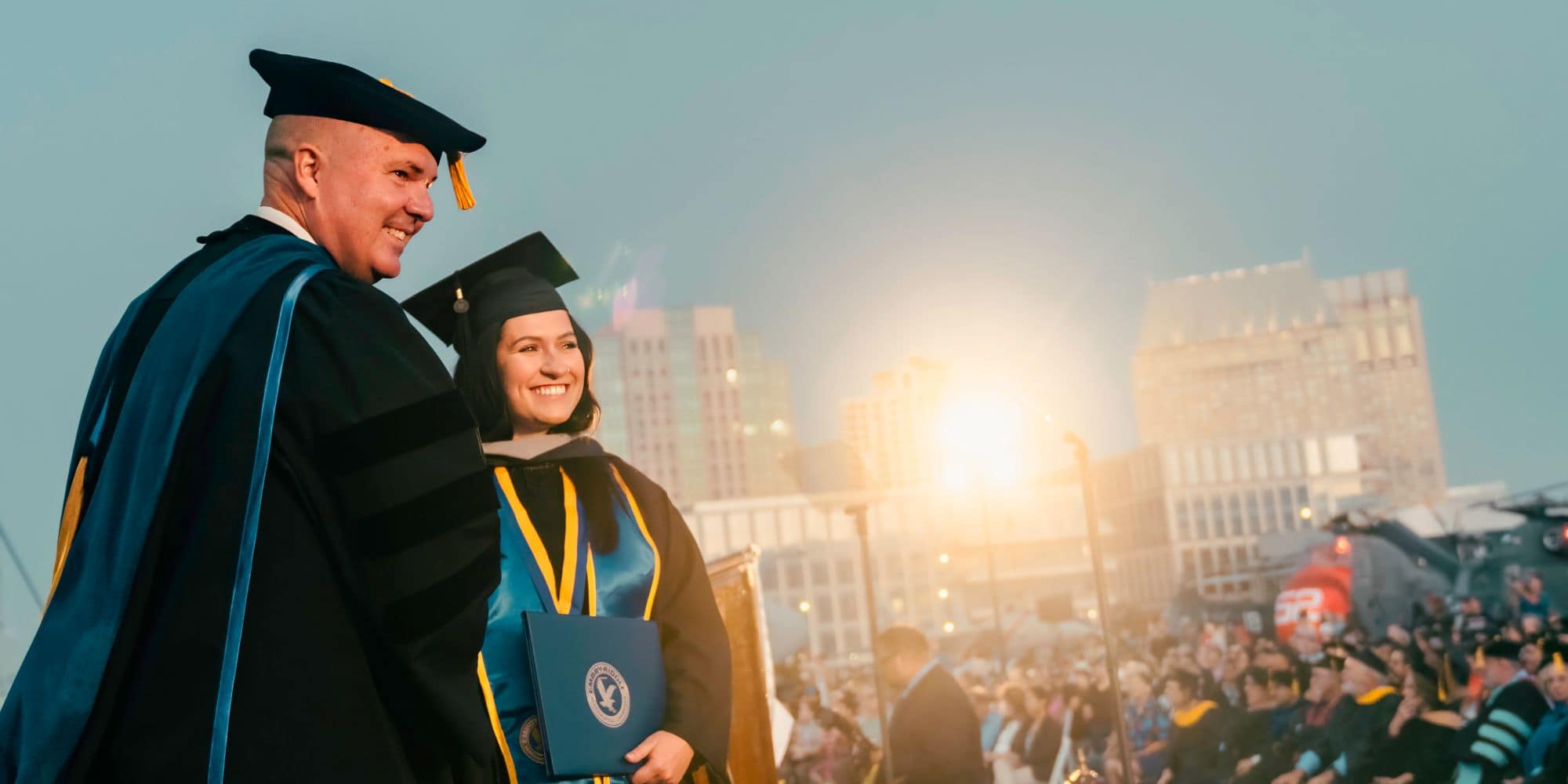 San Diego Worldwide Graduation in 2023. (Photo: Embry‑Riddle / Connor McShane)
