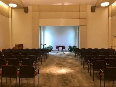 Inside the Center for Faith and Spirituality on Embry‑Riddle's Daytona Beach Campus. (Photo: Embry‑Riddle / Daryl LaBello)