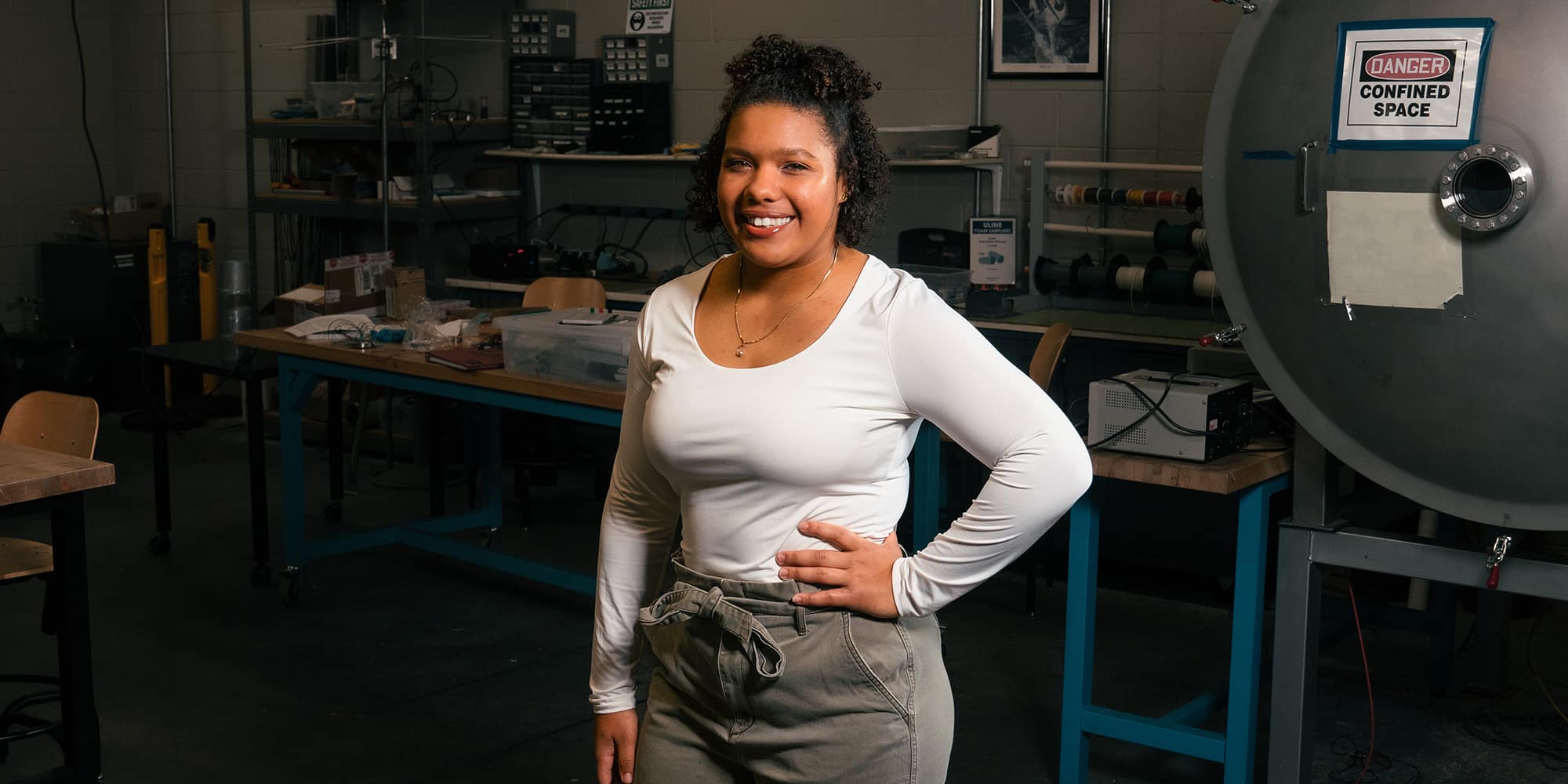 Chanel Davis, Patti Grace Smith Fellow and Aeronautical Engineering student at Embry-Riddle.