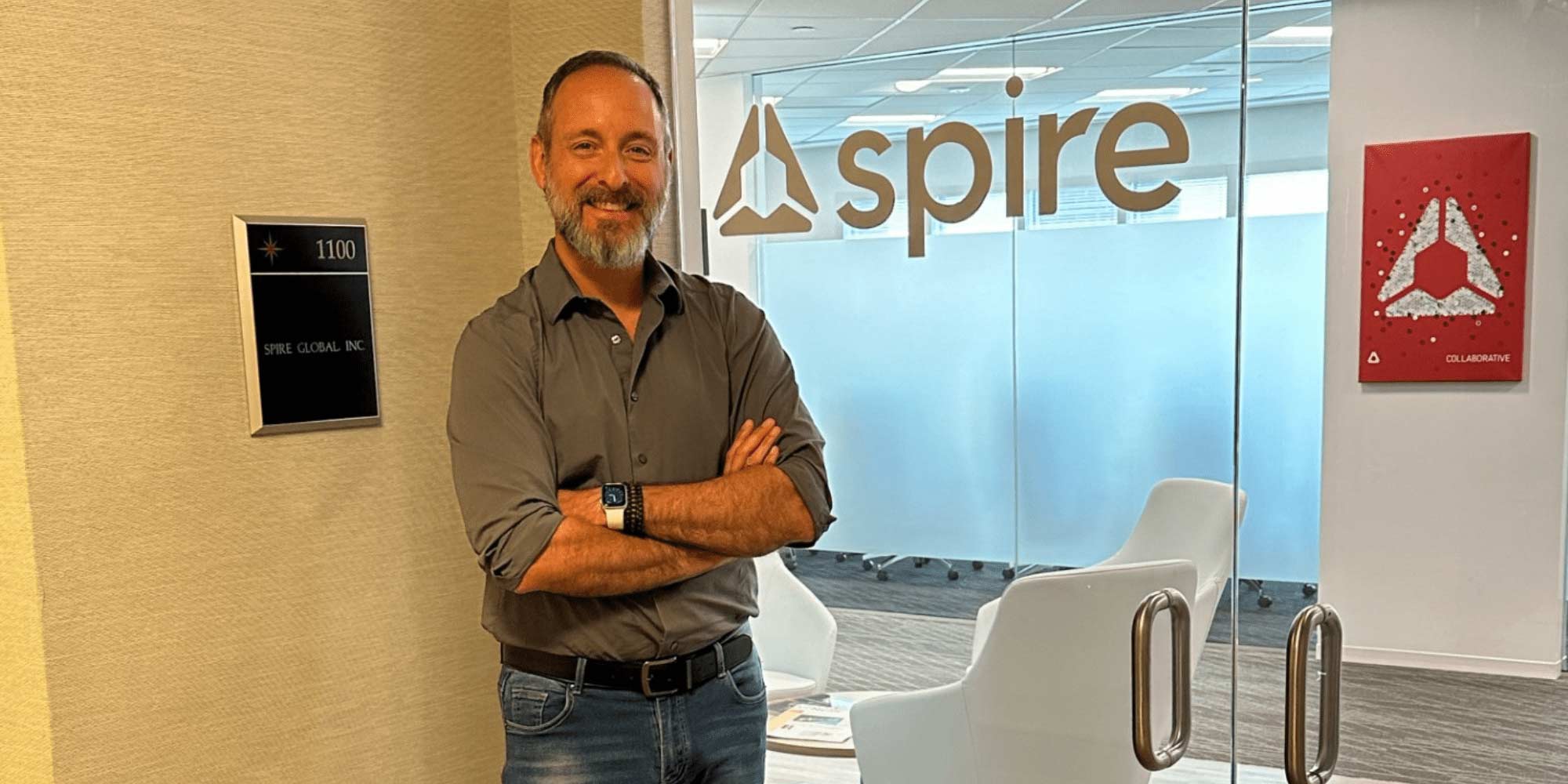 Charlie Krone at Spire Global. (Photo: Charlie Krone)