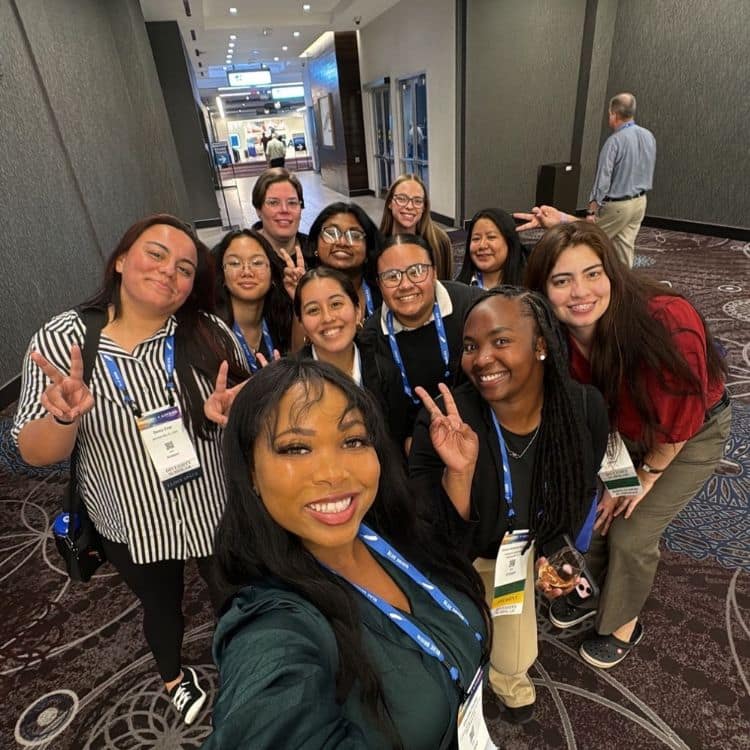 Christa Foster and other attendees at the AIAA AVIATION + ASCEND 2024 Conference in Las Vegas, Nevada. (Photo: Christa Foster) 