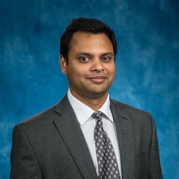   Associate Professor and Master's Program Coordinator of the Department of Accounting, Economics, Finance and Information Sciences Dr. Jayendra Gokhale (Photo: Embry‑Riddle)