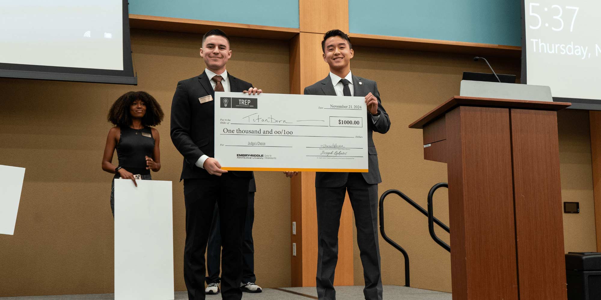 Lucas Charles Felimon Cohen is the creative force behind "Titanborn," a Massively Multiplayer Online Role-Playing Game. (Photo: Embry‑Riddle/Ariana Grasso)