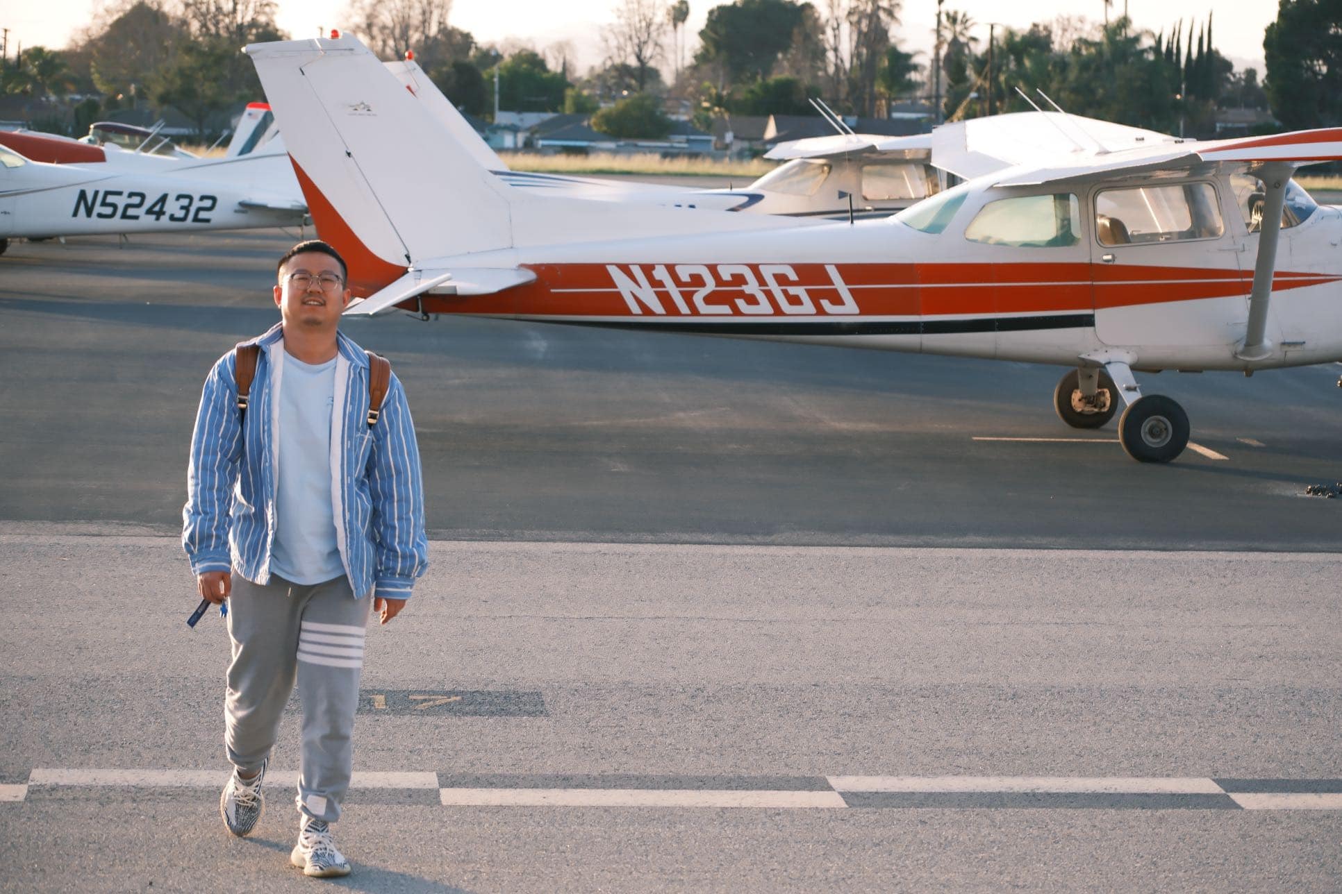 Although a college degree is no longer a strict requirement to become an airline pilot, Yunpeng Zhang strongly believes in the value of higher education. 