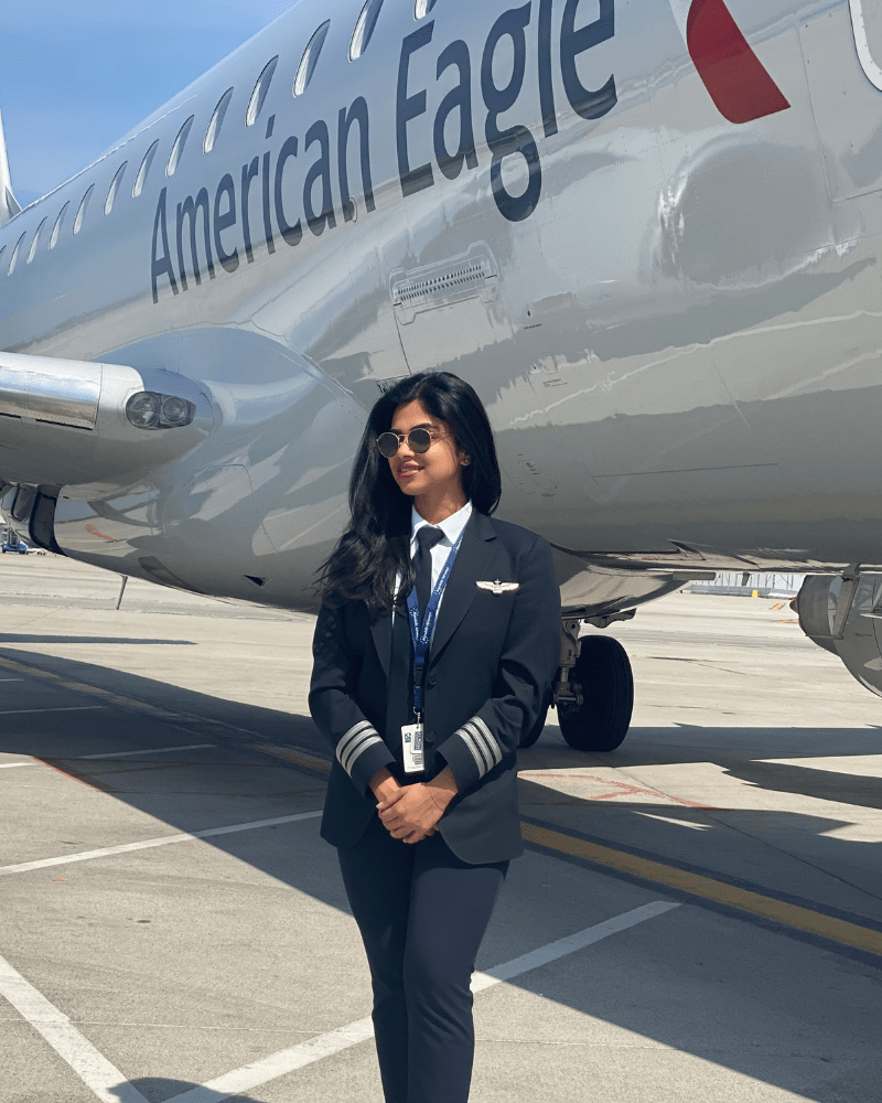 Anisa is a first officer for Republic Airways. (Photo: Anisa Imtiaz)