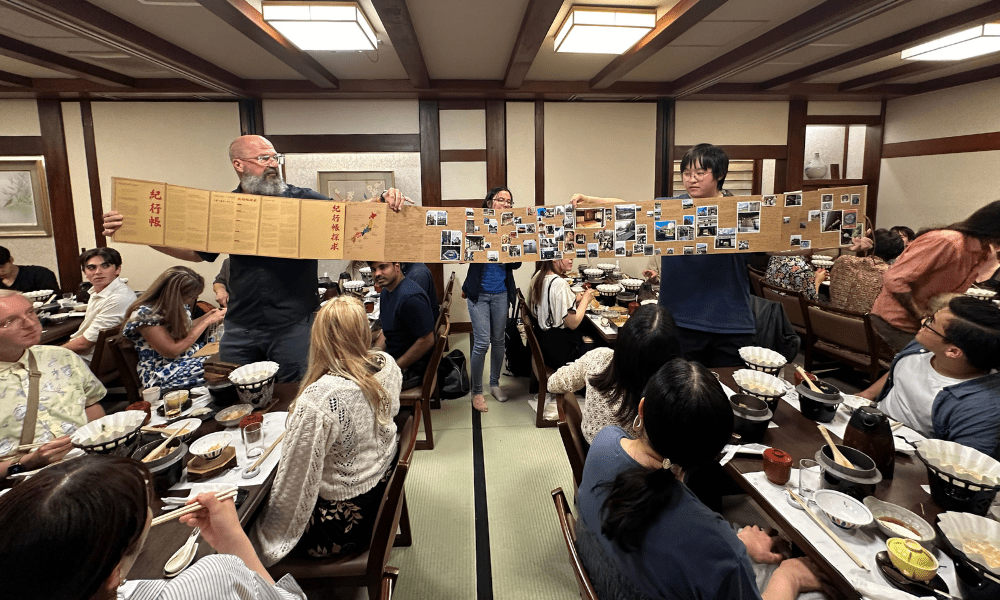 Students present their Kikochō projects during their time studying abroad (Photo: Derek Fisher)