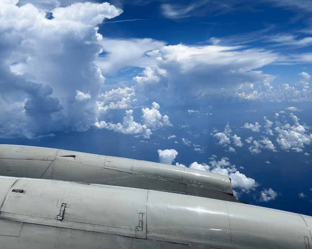 The view as the aircraft was in flight. (Photo: Danica Marr)
