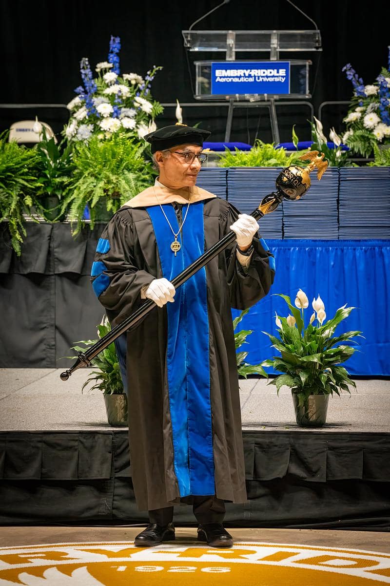 Zarb at graduation.