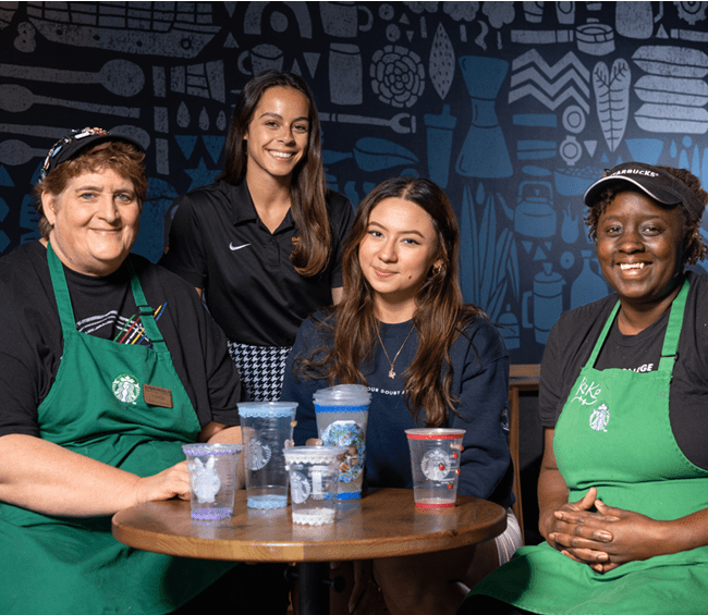 Lorena Sanabria at Starbucks