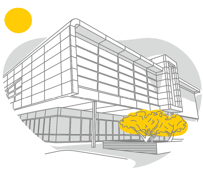 Hazy Library illustration