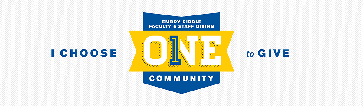 Embry‑Riddle’s 2022 Faculty and Staff Campaign logo.