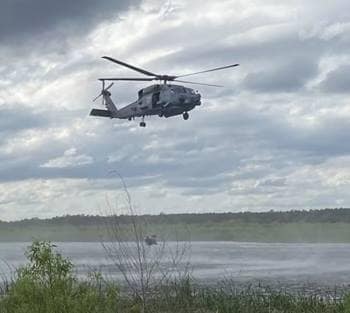 U.S. Navy MH-60 Seahawk.