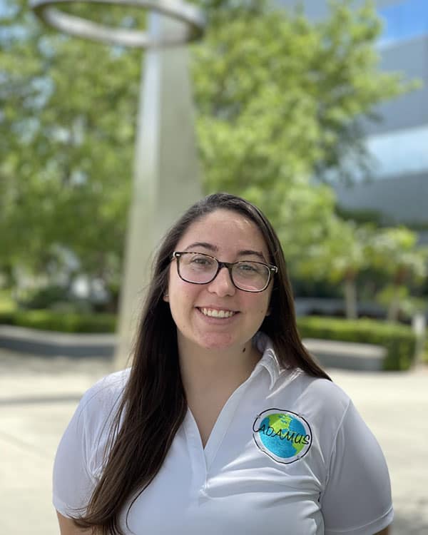 Aerospace Engineering graduate student Katharine Larsen.