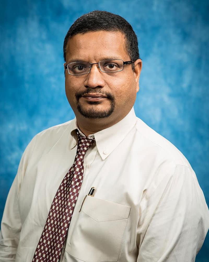 Embry‑Riddle faculty member Sirish Namilae will collaborate with composite researchers in India, in fulfillment of his Fulbright-Nehru Award. (Photo: Embry‑Riddle/Daryl Labello)