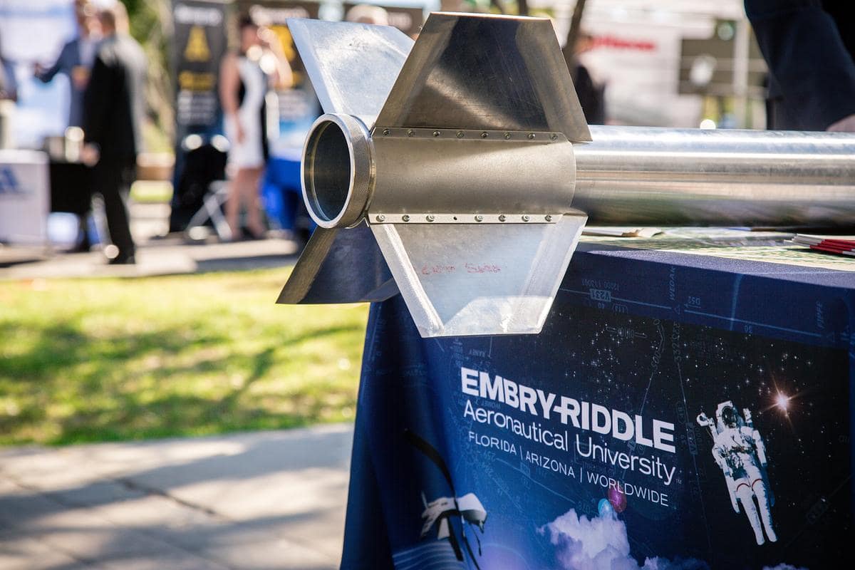 Embry‑Riddle is extending its long record of embarking on innovative space research by joining forces with three other Florida universities to undertake new space manufacturing initiatives. (Photo: Embry‑Riddle/Jason Kadah)